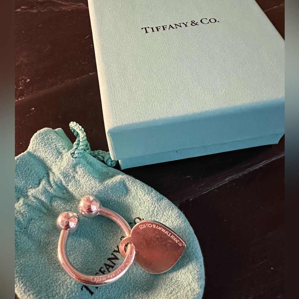 Authentic Tiffany and Co Tag Key Ring